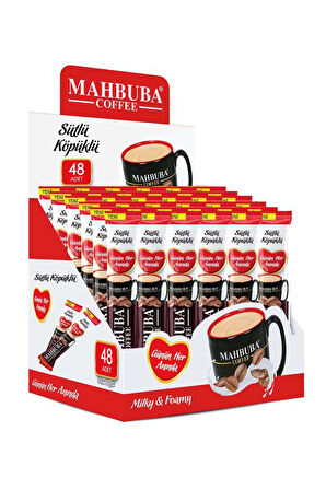 Mahbuba 3ü 1 Arada Sütlü Köpüklü Kahve 48 Adet 