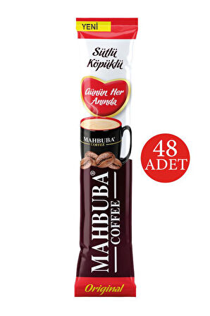 Mahbuba 3ü 1 Arada Sütlü Köpüklü Kahve 48 Adet 