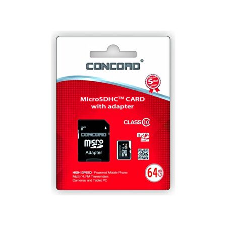 Concord Hafıza Kartı 64GB C-M64 Yüksek Hız