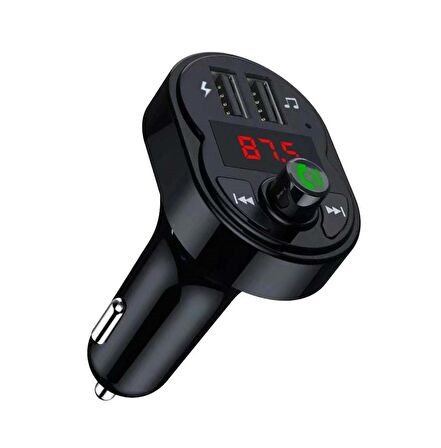 Concord C615  3.1A Çift USB & Şarj  Flash Bellek Girişi  Bluetooth Fm Transmitter