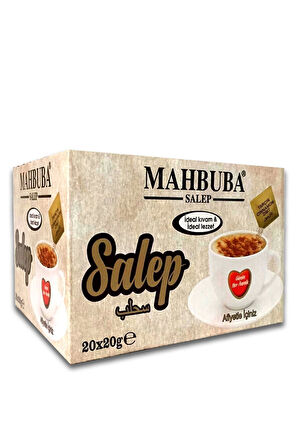 Mahbuba Salep Toz ( Sahlep ) Tarçınlı 20x20gr