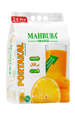 Mahbuba Portakal Aromalı Soğuk Toz Içecek 24x11.2gr