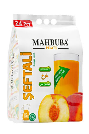 Mahbuba Şeftali Aromalı Soğuk Toz Içecek 24x11.2gr