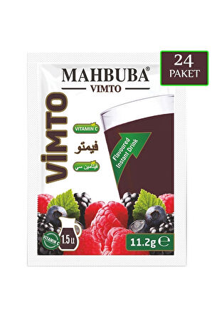 Mahbuba Vimto Orman Meyveli Aromalı Soğuk Toz Içecek 24x11.2gr