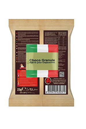 Mahbuba Çikolata Soslu Bol Köpüklü Granule Cappuccino Hazır Kahve 20x25gr
