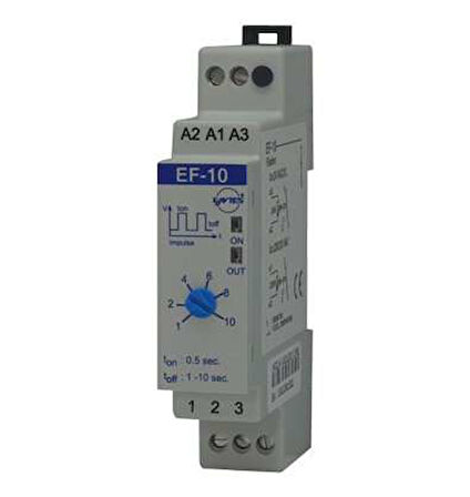 Entes M4090 EF-10 Tek Zaman Ayarlı Flaşör Röle