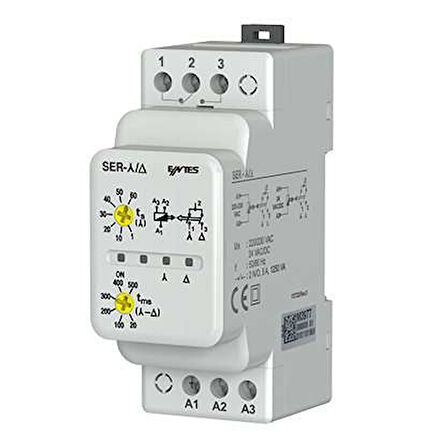 Entes M4091 SER-YU Yıldız Üçgen Röle