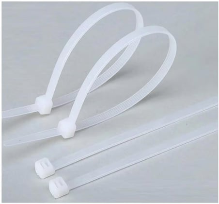 10 Adet Beyaz Pemsan 94Cm X 9Mm Plastik Cırt Kelepçe Kablo Bağı
