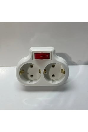 Topraklı 2lİ Anahtarlı Topraklı Fiş, Priz 001 170 0330 07 0000
