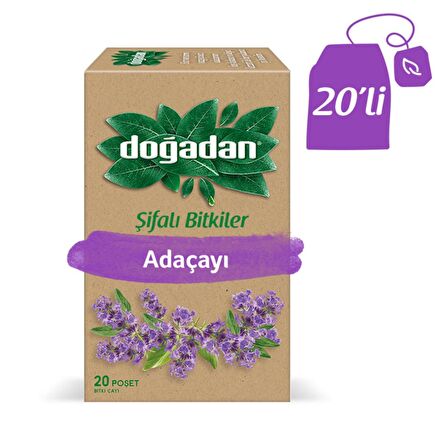 Doğadan Adaçayı Bitki Çayı Süzen Poşet 20 Adet