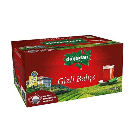 12'li Doğadan Gizli Bahçe Demlik Poşet Çay 100'lü 320 Gr. EMH