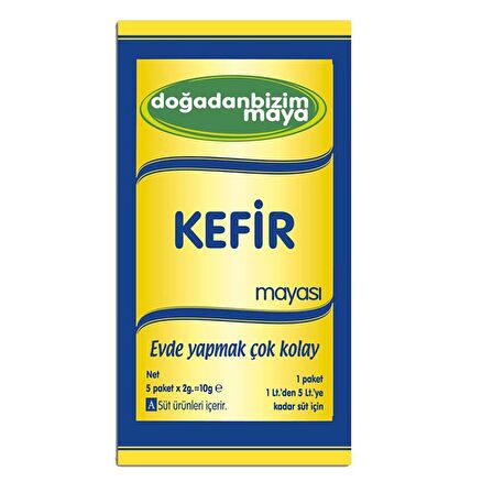 Doğadan Bizim Kefir Mayası 1 Kutu 5 Saşe