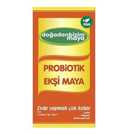 Doğadan Bizim Probiotik Ekşi Maya 1 Kutu 5 Saşe