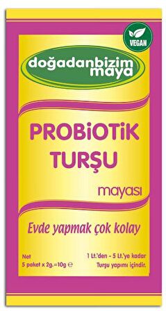 Doğadan Bizim Probiotik Turşu Mayası 1 Kutu 5 Saşe