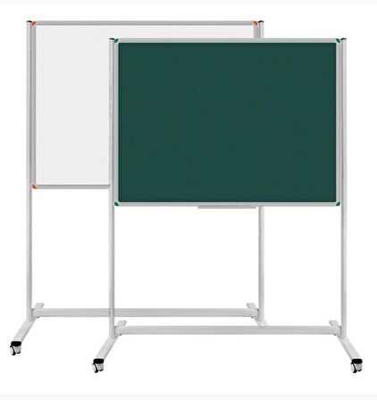 Panda Sabit Tekerlekli Ayaklı Yazı Tahtası PAN 243 Beyaz 120x200