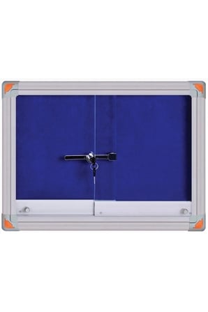 60X90 CM KİLİTLİ SÜRGÜLÜ ALÜMİNYUM CAMEKANLI İLAN DUYURU PANO-PAN450