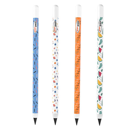 Panda Panpen Neşeli Desenler Serisi Bitmeyen Kurşun Kalem (PAN719) 1 Adet