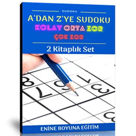 A'dan Z'ye Sudoku Kitap Seti (2 Kitap)