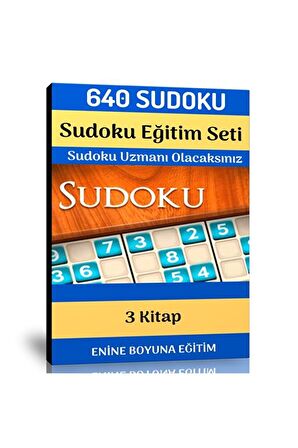 Sudoku Eğitim Seti (640 Sudoku+3 Kitap)