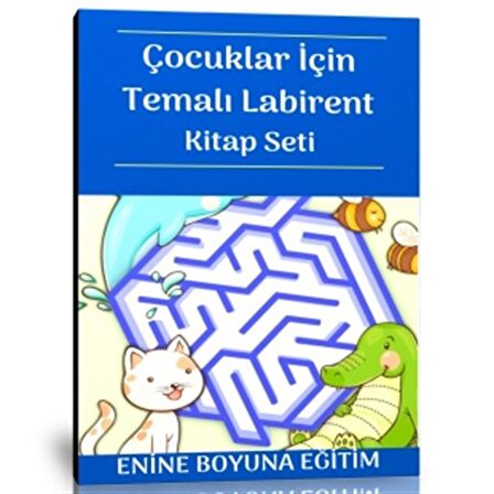 Çocuklar İçin Temalı Labirent Kitap Seti (2 Kitap)