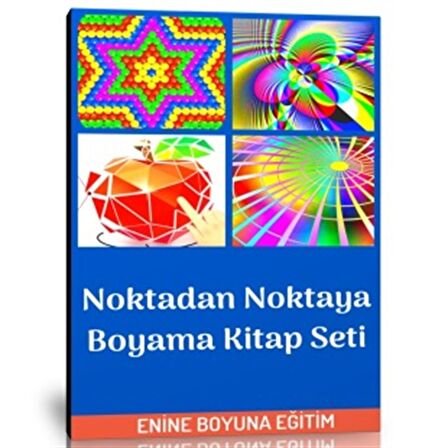 Çocuklar İçin Noktadan Noktaya Boyama Kitapları (2 Kitap)
