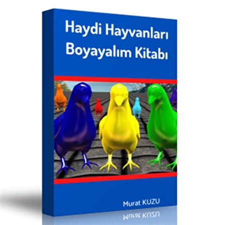 Haydi Hayvanları Boyayalım Kitabı