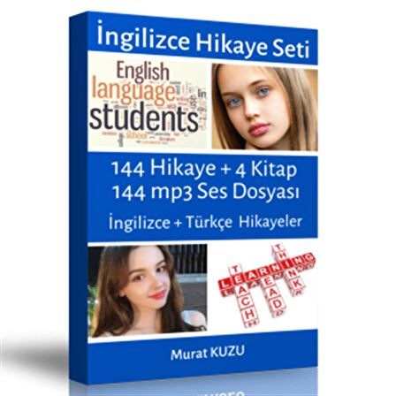 İngilizce Sesli Hikayeler Kitap Seti (4 Kitap)