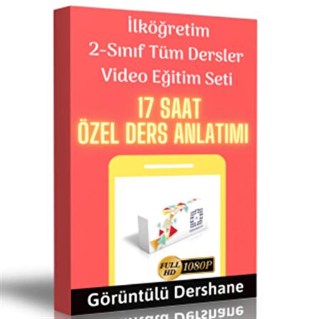 İlköğretim 2.Sınıf Tüm Dersler Görüntülü Eğitim Seti