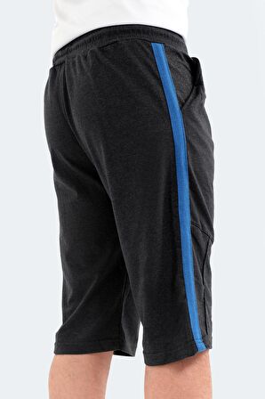 Slazenger POLONA I Erkek Cepli Kapri Koyu Gri Şort