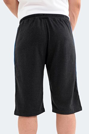 Slazenger POLONA I Erkek Cepli Kapri Koyu Gri Şort
