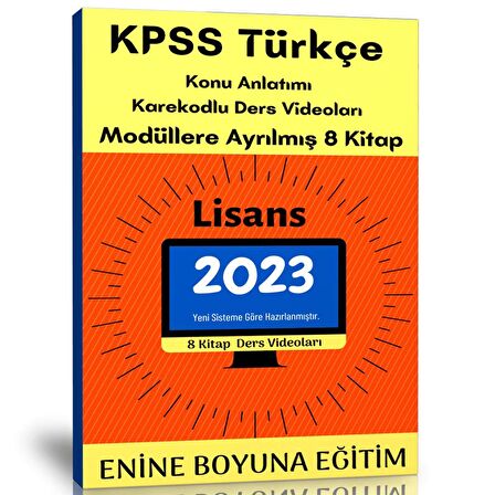 2023 KPSS Lisans Türkçe Modüler Kitap Seti