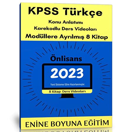 2023 KPSS Türkçe Önlisans Modüler Kitap Seti