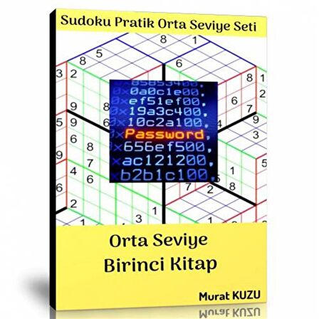 Sudoku Orta Seviye Bulmaca Kitabı-1