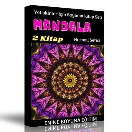 Yetişkinler İçin Boyama Kitap Seti (Orta Seviye)