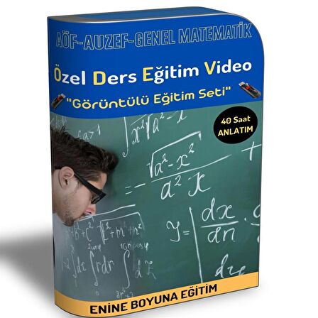 AÖF Genel Matematik Görüntülü Eğitim Seti