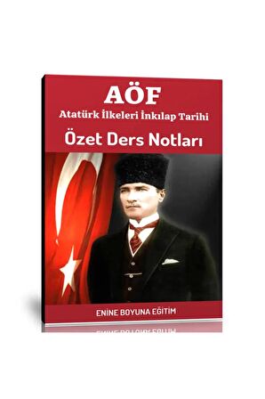 Aöf 1. Sınıf Inkılap Tarihi Ve Atatürkçülük Ders Notları