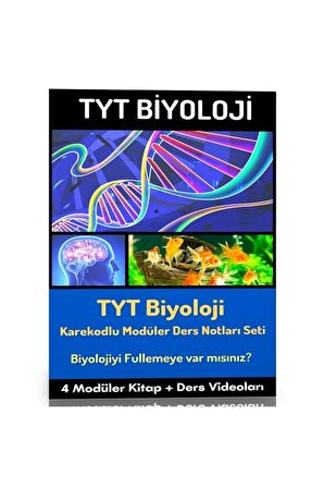 2024 Tyt Biyoloji Modüler Kitap Seti Ders Videolu