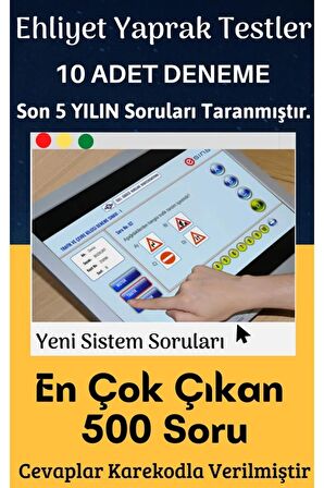 10’lu Ehliyet Deneme Yaprak Test