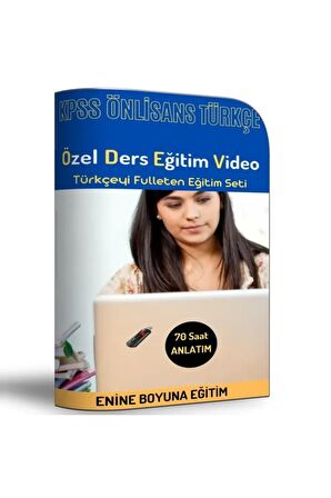 Kpss Önlisans Türkçe Özel Ders Eğitim Video Seti