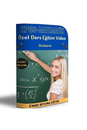 Enine Boyuna Kpss Önlisans Matematik Özel Ders Eğitim Video Seti