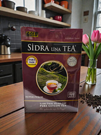 SİDRA LİNA İTHAL SİYAH SAF SEYLAN ÇAY 800 GR