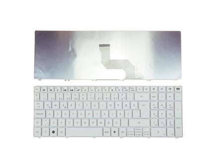 Packard Bell TM81, TM85, TM86, TM94 Notebook Klavye - Beyaz TR / KL0470-B3T