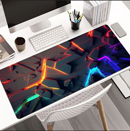 70X30 CM 3D BOYUT TASARIMI KAYDIRMAZ TABAN SPEED YÜZEY OYUNCU MOUSE PAD GAMİNG