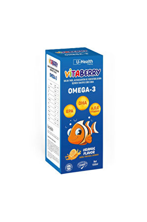 VİTABERRY BALIK YAĞI, ASTAKSANTİN VE FOSFATİDİLSERİN İÇEREN TAKVİYE EDİCİ GIDA 100 ML