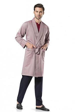 5 Li Uzun & Şortlu Pijama Robdöşambır Bordo Damat Çeyiz Seti 5580