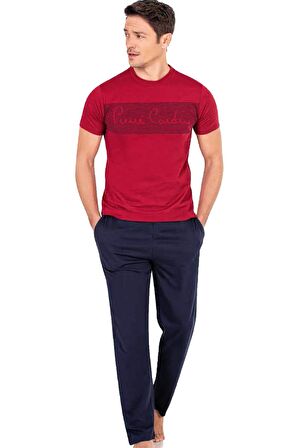 Pierre Cardin Erkek Pijama Takımı 5460 - Bordo