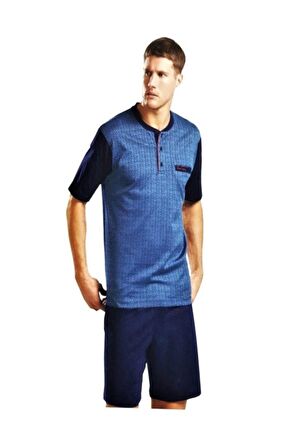 Pierre Cardin Yazlık Damatlık 3'lü Pijama Takımı Kutulu 5481