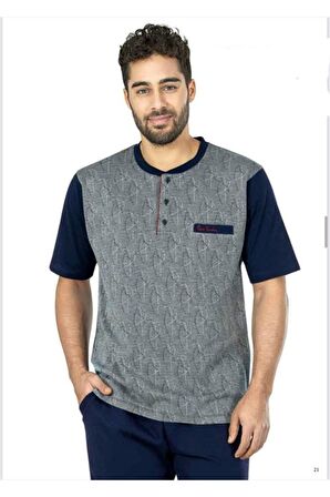 Pierre Cardin Yazlık Damatlık 3'lü Pijama Takımı Kutulu