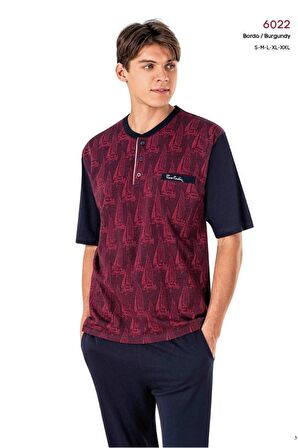 Pierre Cardin Erkek Kısa Kol 3'Lü Pijama Takımı 6022