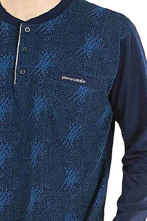 PİERRE CARDİN 6026 ERKEK JAKARLI PİJAMA TAKIMI